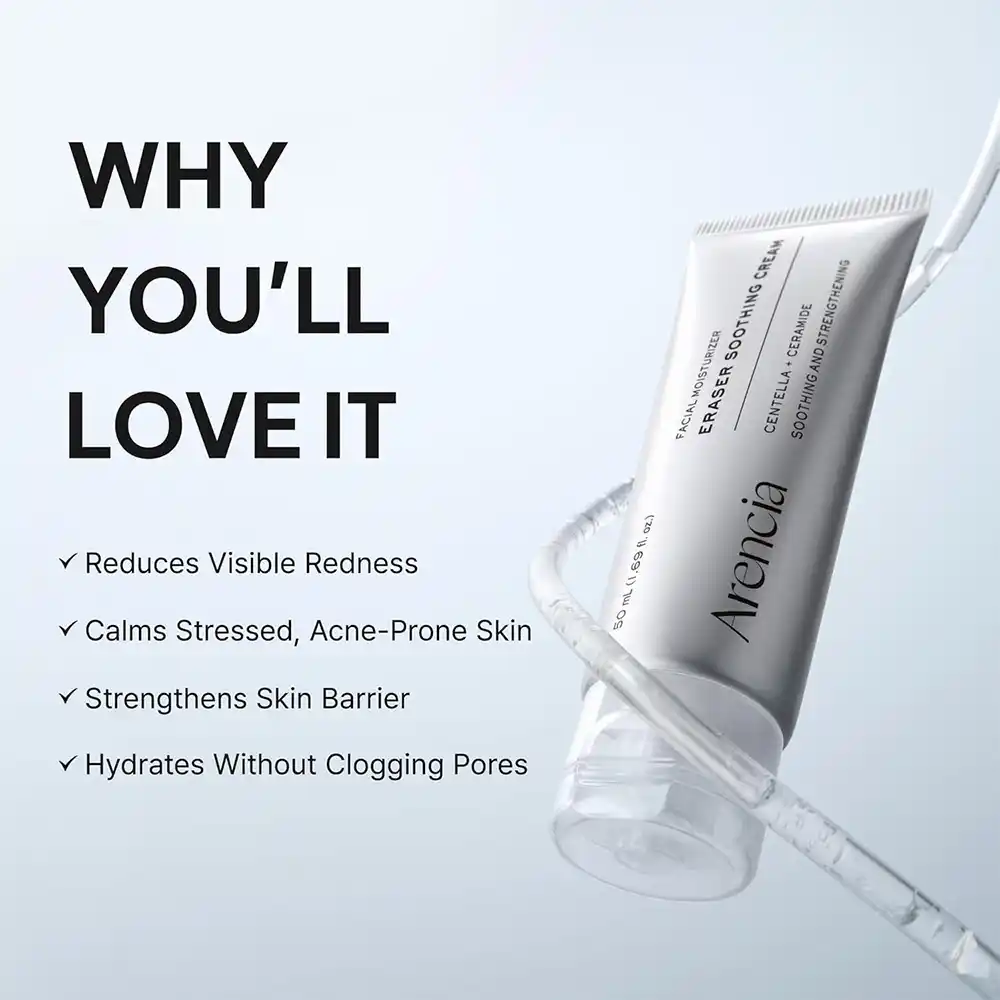 کرم تسکین دهنده و مرطوب کننده آرنسیا Arencia Eraser Soothing Cream 50ml