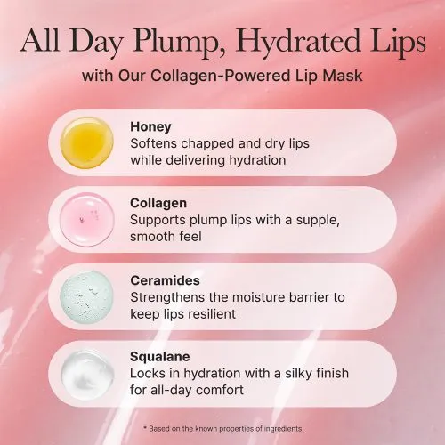 ماسک لب عسل و کلاژن آرنسیا مرطوب کننده و ترمیم کننده لب های خشک و ترک خورده Arencia Honey Glazed Collagen Lip Mask