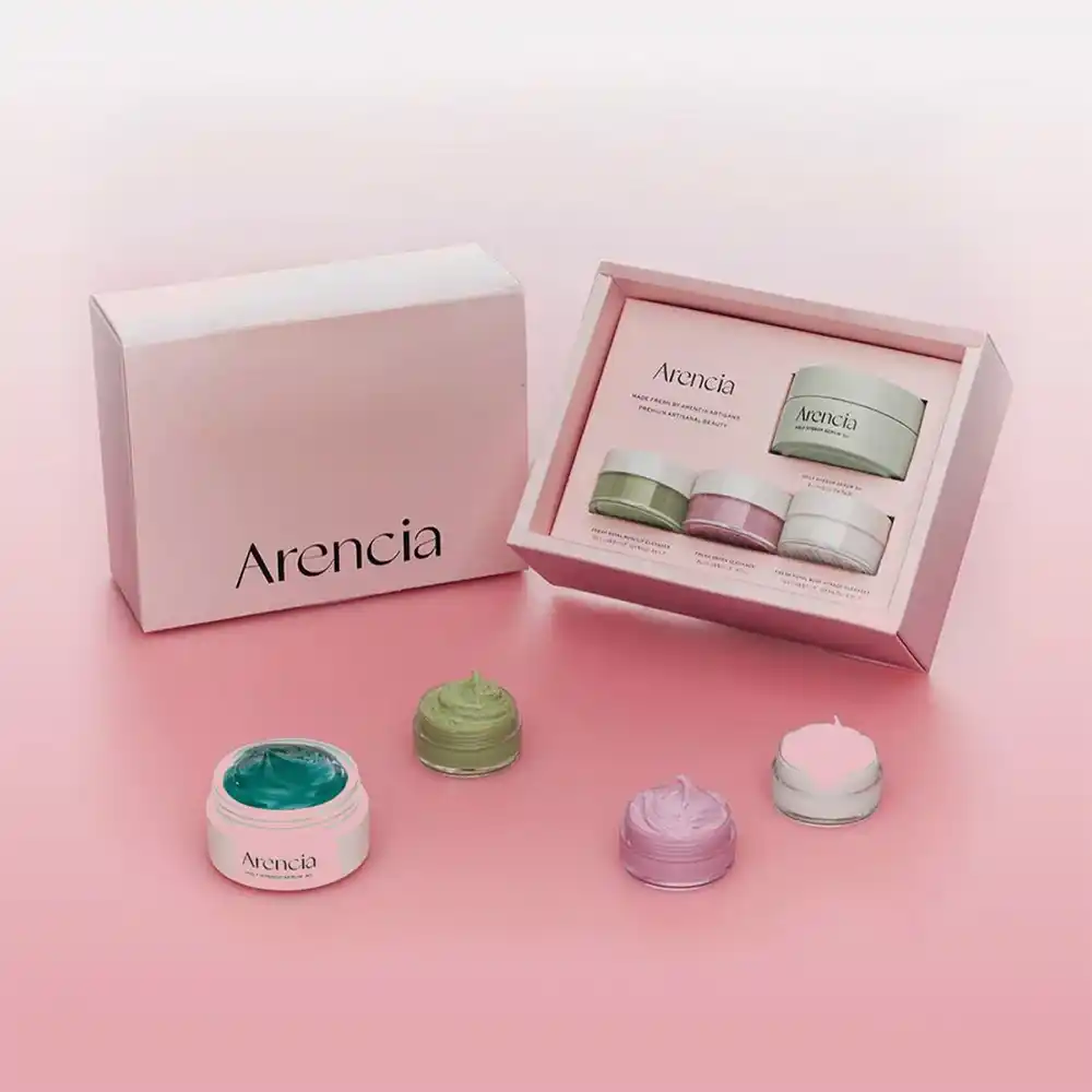 کیت 4 عددی شوینده و سرم آرنسیا Arencia 4PCS Discovery Kit Complete Skincare Set