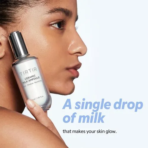 مپول سراماید میلک تیر تیر درخشان کننده و مرطوب کننده TIRTIR Ceramic Milk Ampoule