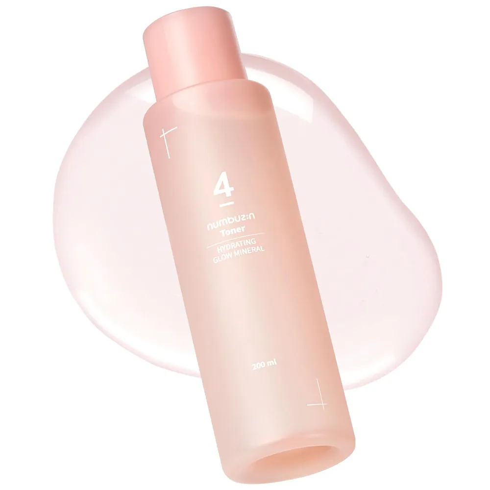 تونر آبرسان عمیق و درخشان کننده شماره 4 نامبوزین مدل Hydrating Glow Mineral اصل