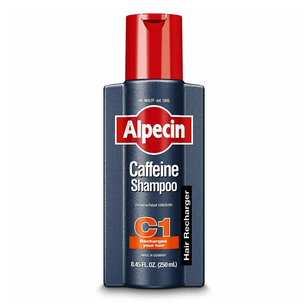 بهترین شامپو ضد ریزش کافئین دار آلپسین C1 اصل Alpecin C1 حجم 250 میل