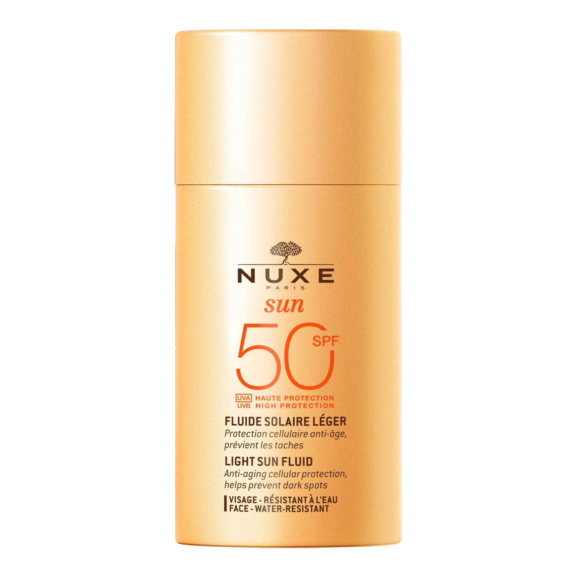 ضد آفتاب فلوئیدی ضد پیری نوکس SPF 50 اصل مناسب پوست نرمال تا مختلط