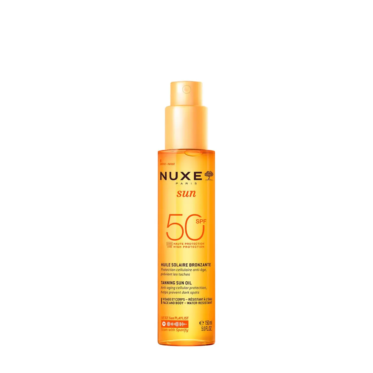 اسپری ضد آفتاب و مرطوب کننده صورت و بدن نوکس SPF50 ضد چروک اصل