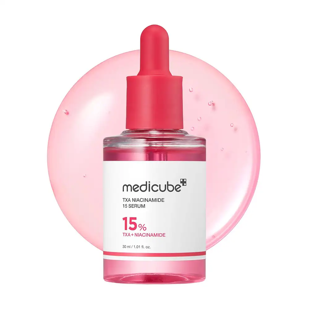 سرم ضد لک و روشن کننده ترانگزامیک اسید و نیاسینامید مدی کیوب اصل مدل MEDICUBE TXA Niacinamide 10% Serum مناسب کاهش لک، روشن شدن پوست و بهبود بافت