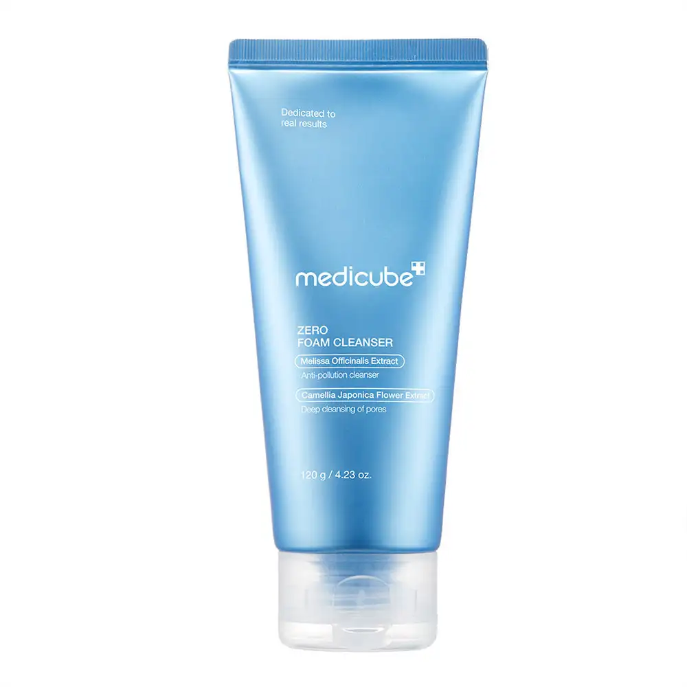 فوم شستشوی کنترل منافذ مدی کیوب اصل مدل Medicube Zero Foam Cleanser مناسب پوست حساس، پاکسازی چربی و آلودگی، کنترل سبوم، کاهش ظاهر منافذ و حفظ رطوبت پوست