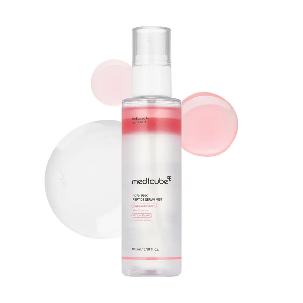 میست سرم PDRN روشنکننده گلوتاتیون مدی کیوب اصل مدل Medicube PDRN Pink Glutathione Serum Mist، آبرسان، درخشانکننده و تقویتکننده سد دفاعی پوست با PDRN سالمون، گلوتاتیون، نیاسینامید، کلاژن، سرامید و هیالورونیک اسید میست سرم PDRN روشنکننده گلوتاتیون مدی کیوب اصل مدل Medicube PDRN Pink Glutathione Serum Mist، آبرسان، درخشانکننده و تقویتکننده سد دفاعی پوست با PDRN سالمون، گلوتاتیون، نیاسینامید، کلاژن، سرامید و هیالورونیک اسید
