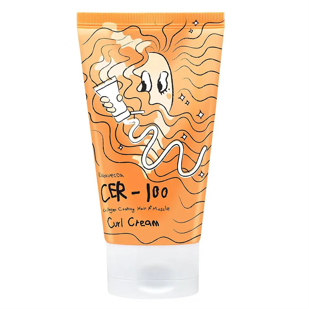 elizavecca cer 100 collagen coating hair a muscle curl cream image