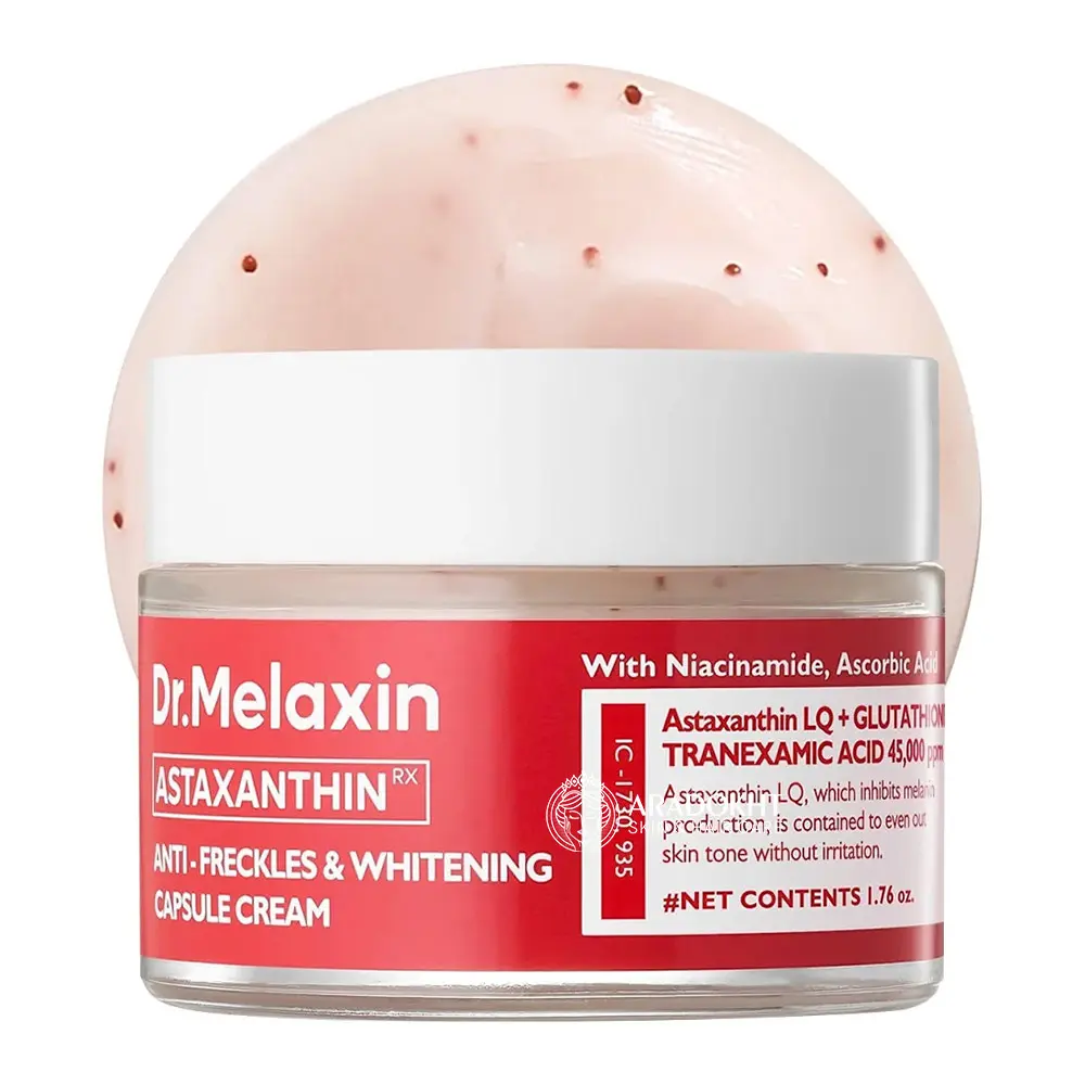 drmelaxin tx astaxanthin anti dark spot brightening capsule cream image