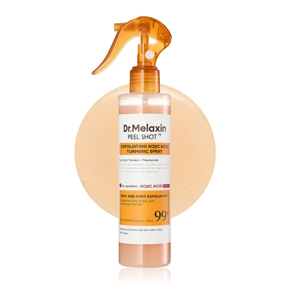 drmelaxin peel shot exfoliating kojic acid turmeric spray image