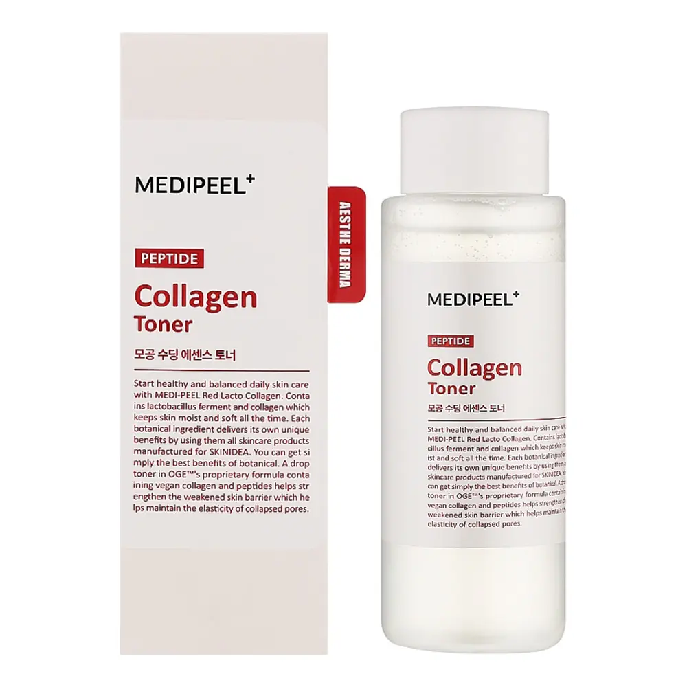 medi peel red lacto collagen soothing essence toner image