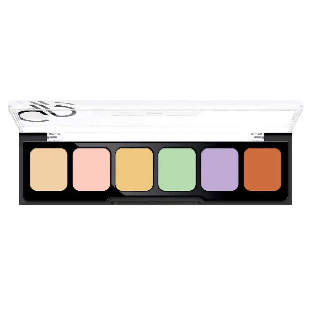 golden rose correct conceal camouflage cream palette image