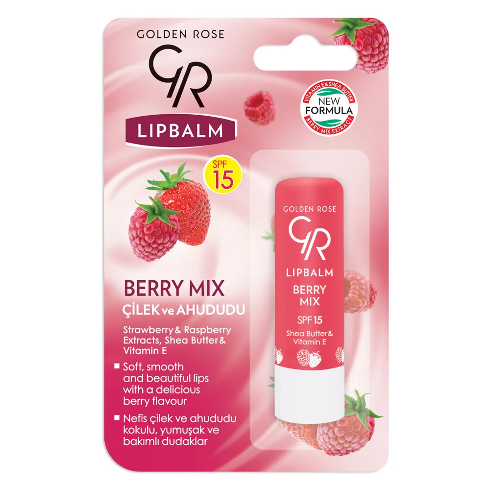 golden rose lip balm berry mix spf 15 image