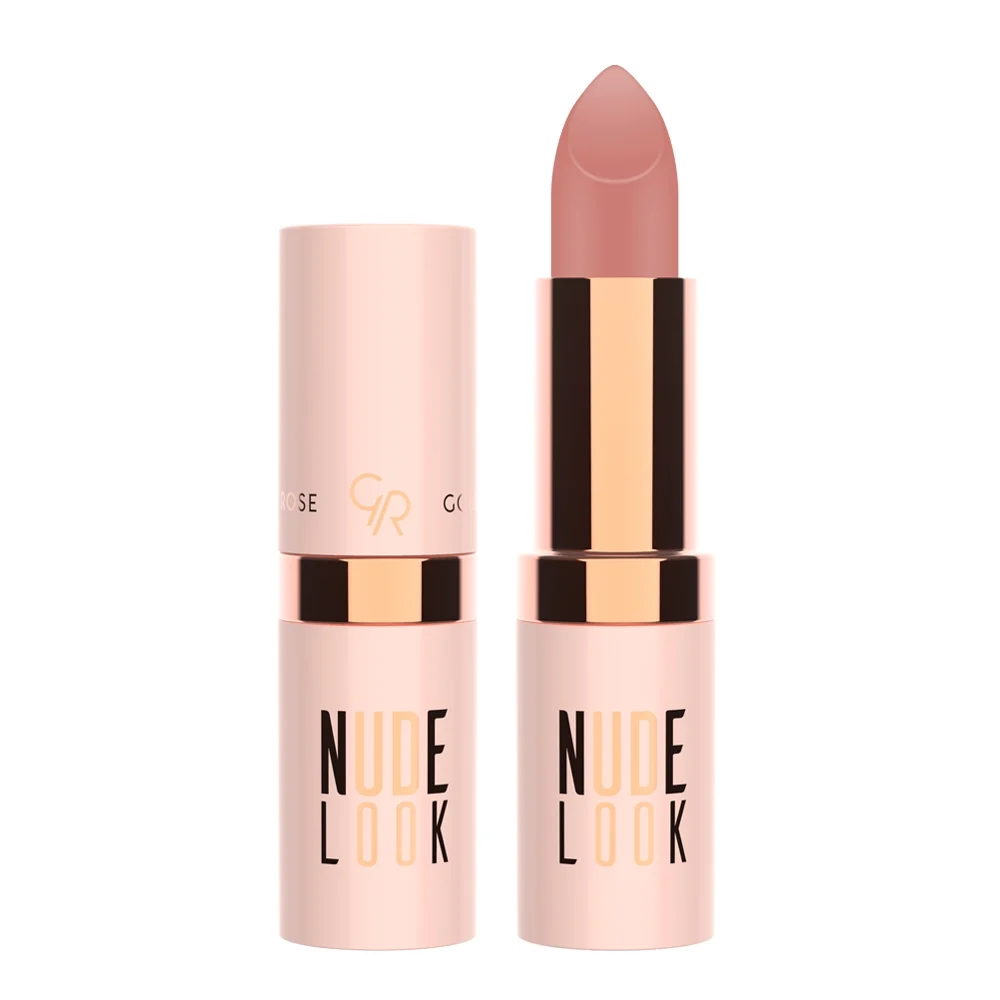 golden rose nude look perfect matte lipstick image