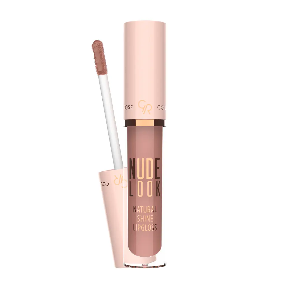 golden rose nude look natural shine lipgloss image