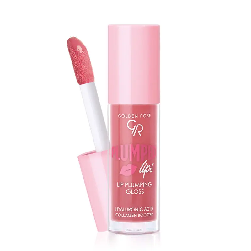 golden rose plumped lips lip plumping gloss image