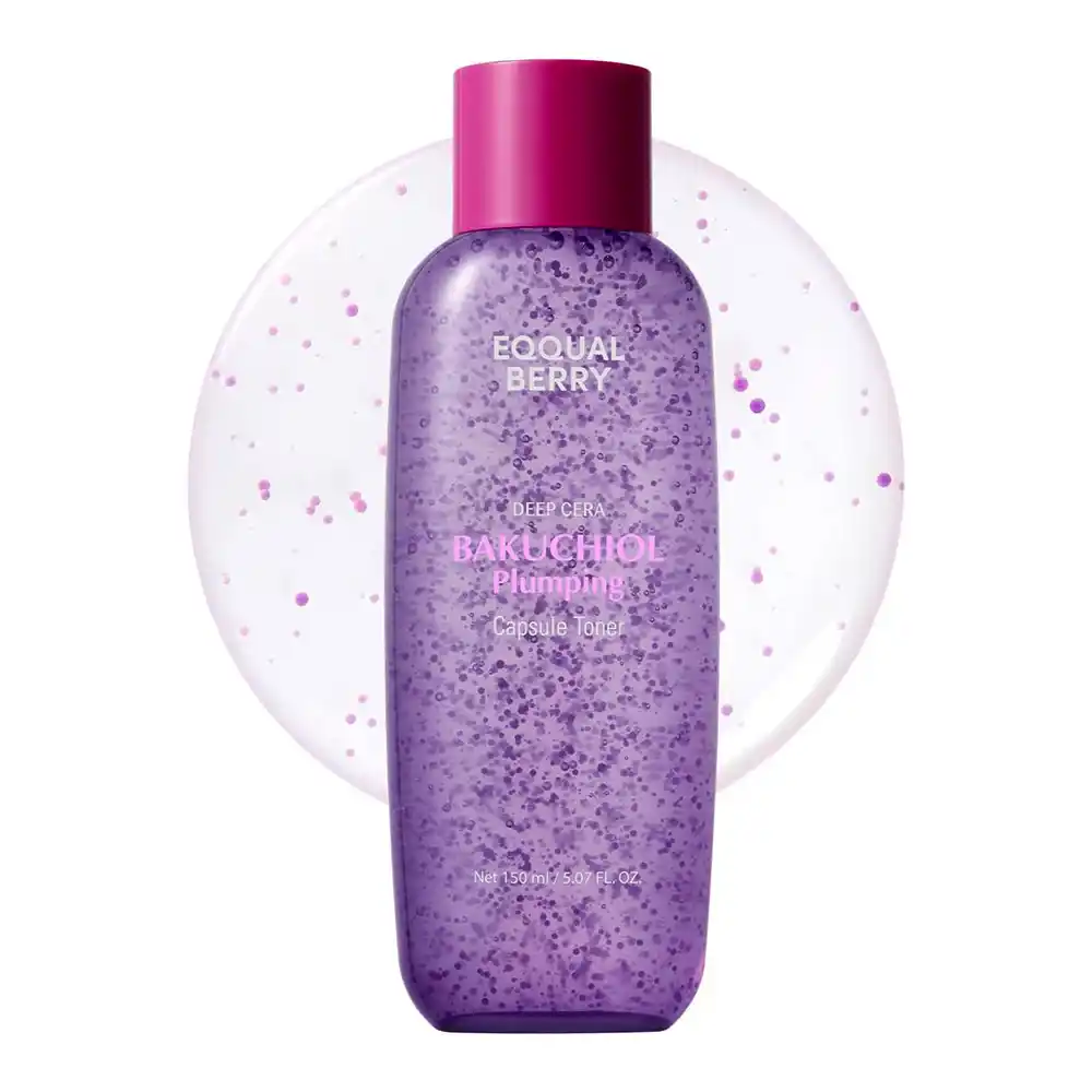 تونر کپسولی باکوچیول اکوال بری EQQUALBERRY Bakuchiol Plumping ضد چروک و جوانساز کرهای 150ml تونر کپسولی باکوچیول اکوال بری EQQUALBERRY Bakuchiol Plumping ضد چروک و جوانساز کرهای 150ml