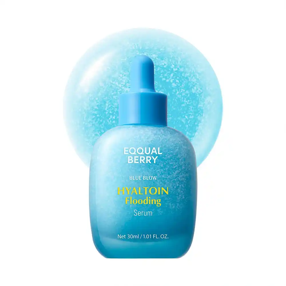 سرم آبرسان و تسکین‌دهنده هیالتوئین اکوال بری EQQUALBERRY Hyaltoin Flooding Serum با 11 لایه هیالورونیک اسید و اکتوئین کره‌ای