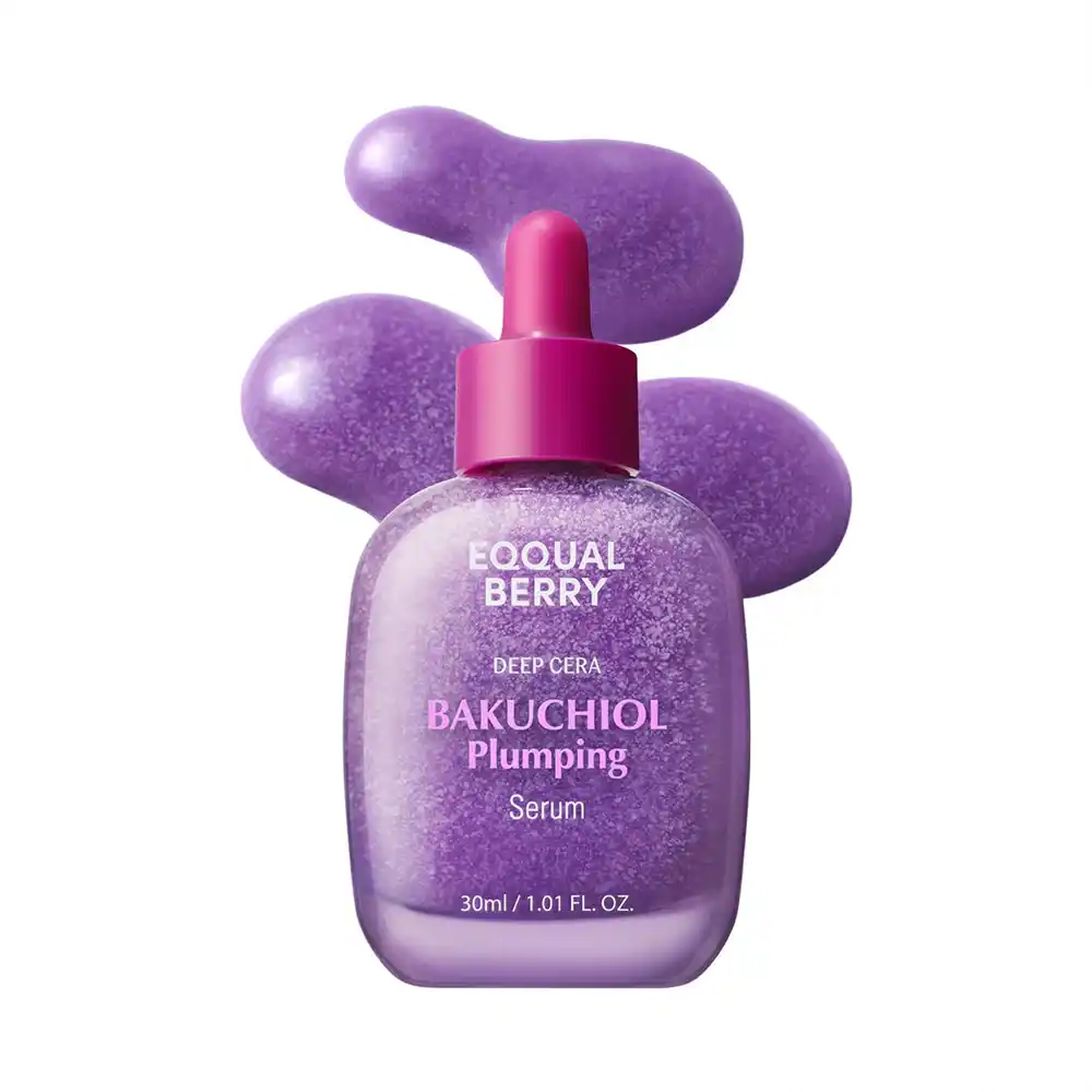 سرم باکوچیول پلامپینگ اکوال بری EQQUALBERRY Bakuchiol Plumping Face Serum ضد چروک و ترمیمکننده کرهای با 13 پپتاید و نیاسینامید برای پوست حساس سرم باکوچیول پلامپینگ اکوال بری EQQUALBERRY Bakuchiol Plumping Face Serum ضد چروک و ترمیمکننده کرهای با 13 پپتاید و نیاسینامید برای پوست حساس