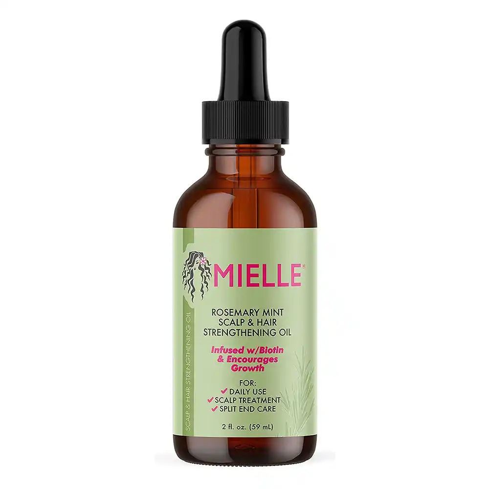 روغن ضد ریزش مو رزماری و نعناع میله ارگانیک Mielle Rosemary Mint Scalp Hair Oil حاوی بیوتین و روغن‌های اساسی برای تقویت مو و درمان پوست سر خشک