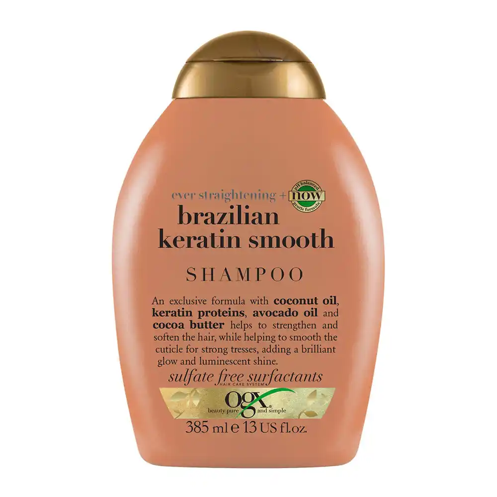 شامپو مراقبت رنگ موی او جی ایکس OGX Fade Defying Orchid Oil Shampoo حاوی روغن ارکیده و فیلتر UV برای حفظ رنگ، جلوگیری از محو شدگی و آبرسانی موهای رنگ‌شده 385 میلی‌لیتر