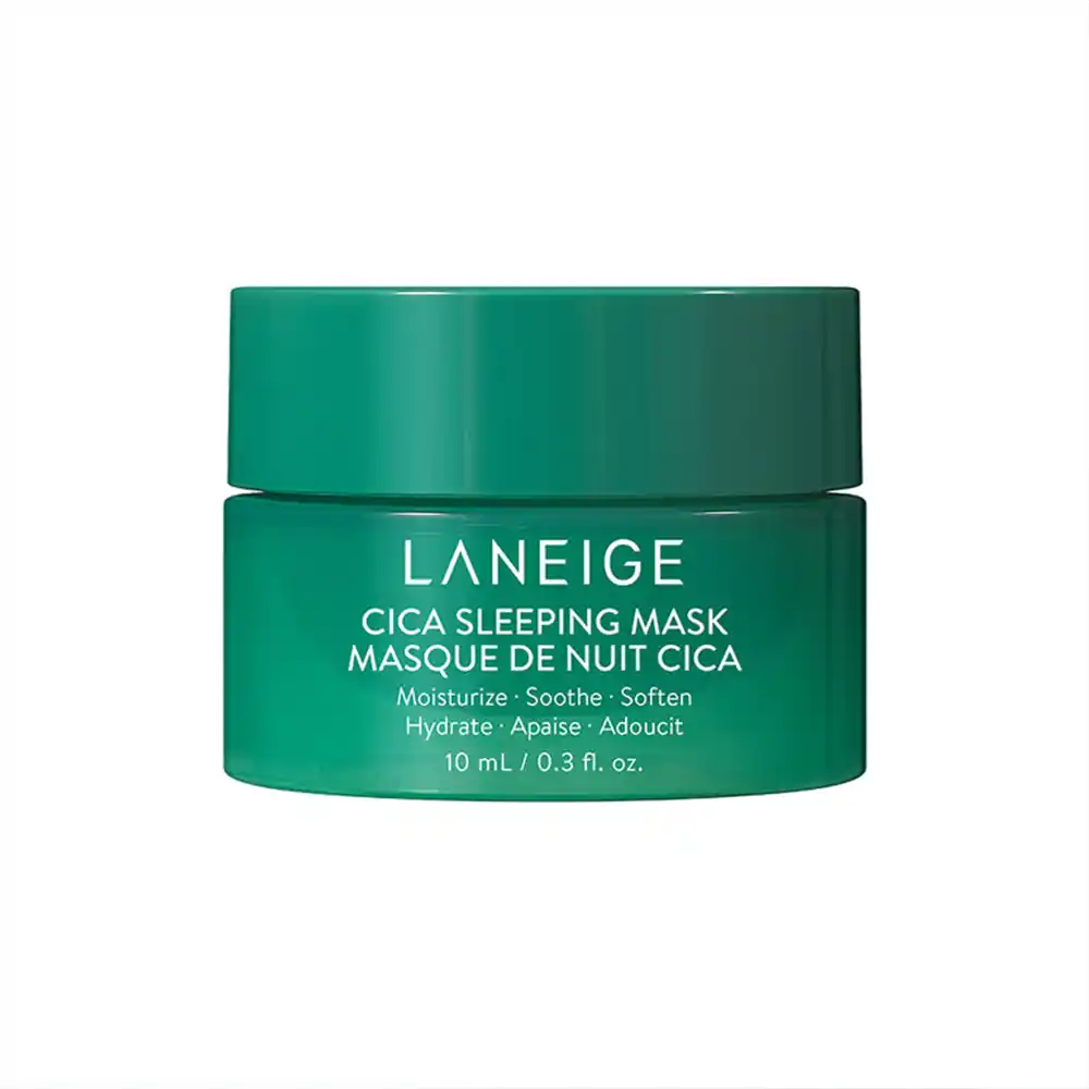 ماسک خواب سیکا لانیژ Laneige Cica Sleeping Mask با عصاره سنتلا آسیاتیکا، Forest Yeast و فرمول بدون سیلیکون برای ترمیم و تسکین پوست‌های حساس و آسیب‌دیده
