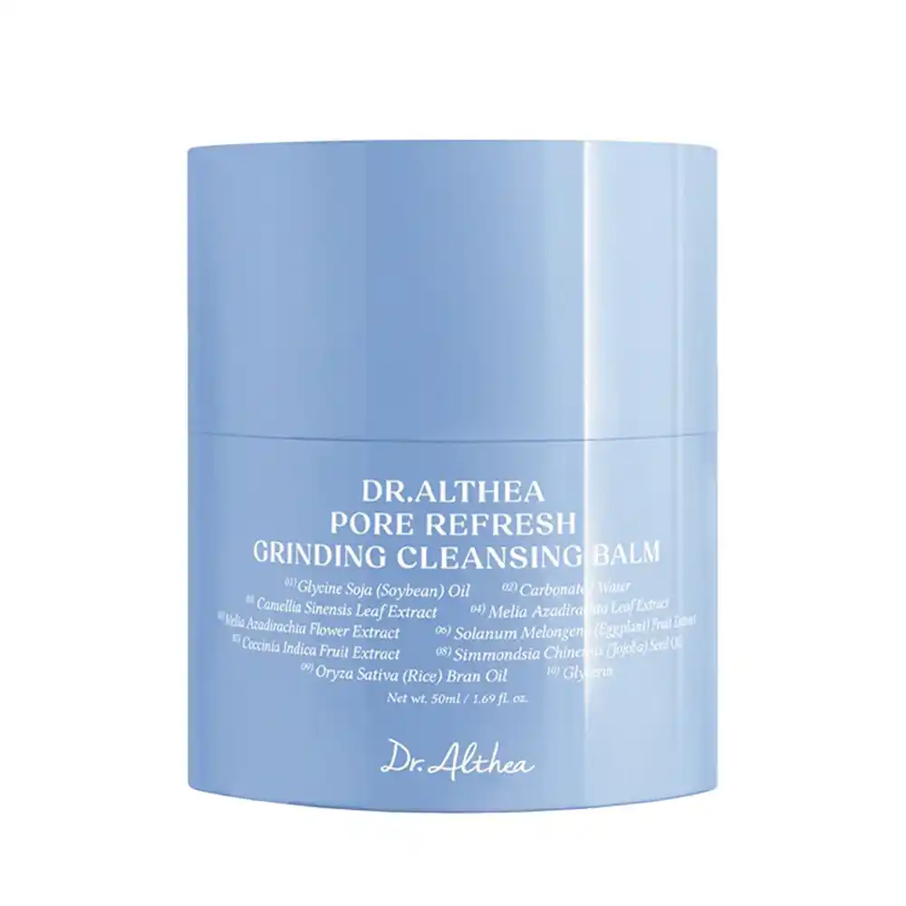 بالم پاک‌کننده منافذ دکتر آلتیا Dr. Althea Pore Refresh Grinding Cleansing Balm با عصاره چای سبز برای پاک‌سازی آرایش و منافذ