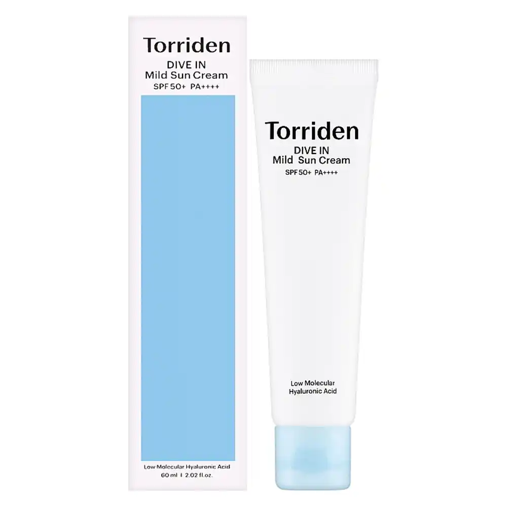 کرم ضد آفتاب فیزیکی مرطوب کننده و آبرسان توریدن Torriden Dive in Mild Sun Cream SPF50 60ml 4