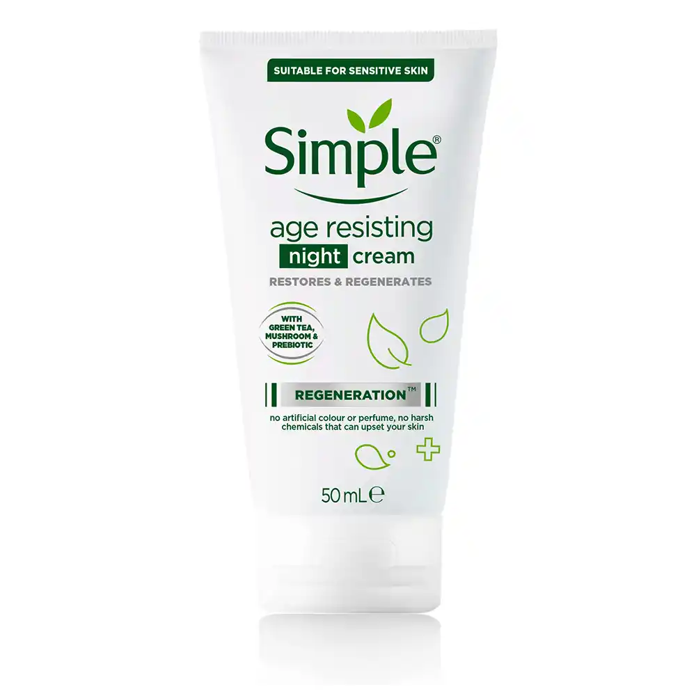 کرم شب ضد چروک سیمپل Simpel Age Resisting Night Cream 50ml