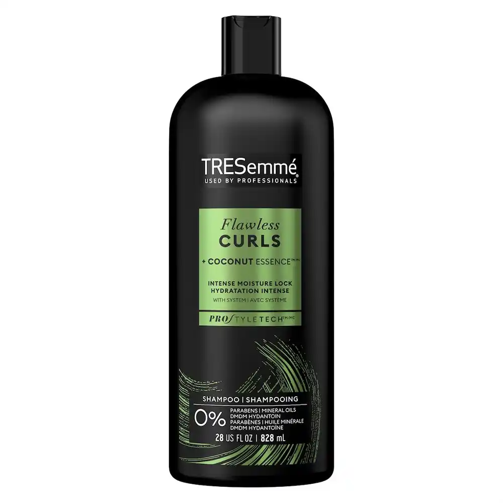 "شامپو آبرسان "شامپو آبرسان موهای فر لیبل سبز ترزمی ترزمه ترسمی TRESemme Flawless Curls S3"