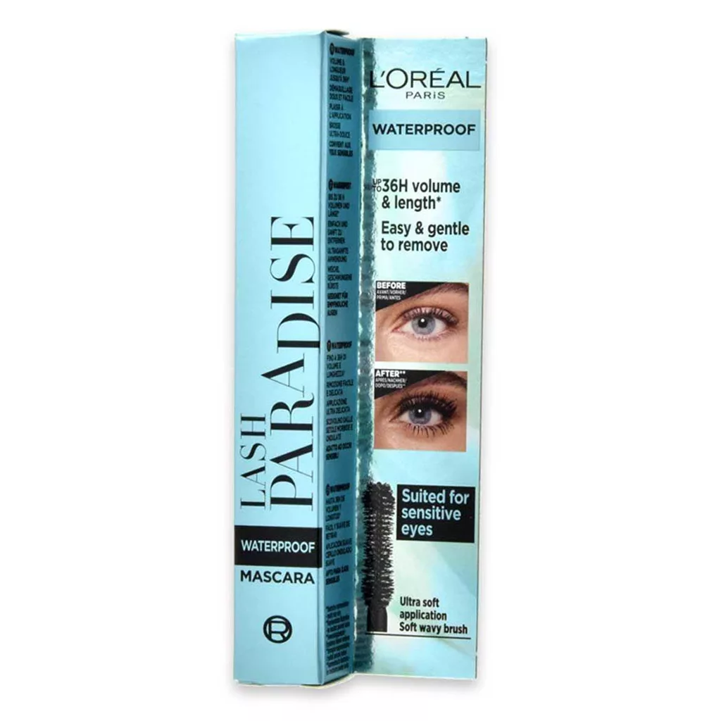 loral paris mascara lash paradise waterproof black 64 ml