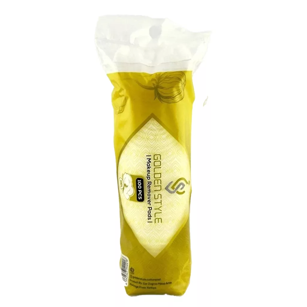 golden style makeup remover pad