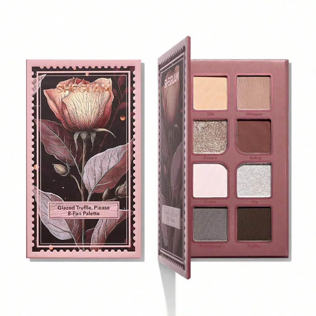 sheglam glazed truffle please 8 pan palette