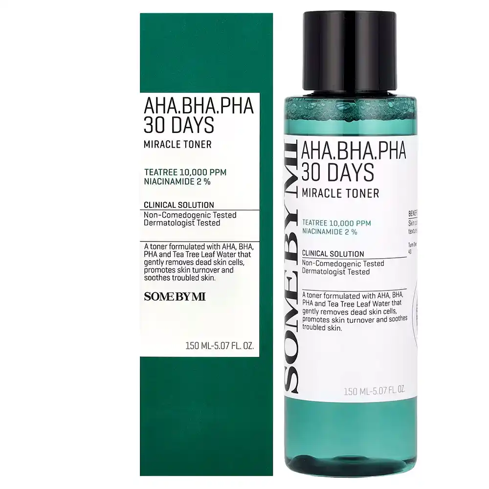 تونر ضد جوش و آبرسان 30 روزه میراکل سام بای می Some By Mi AHA BHA PHA 30 Days Miracle Toner 150ml