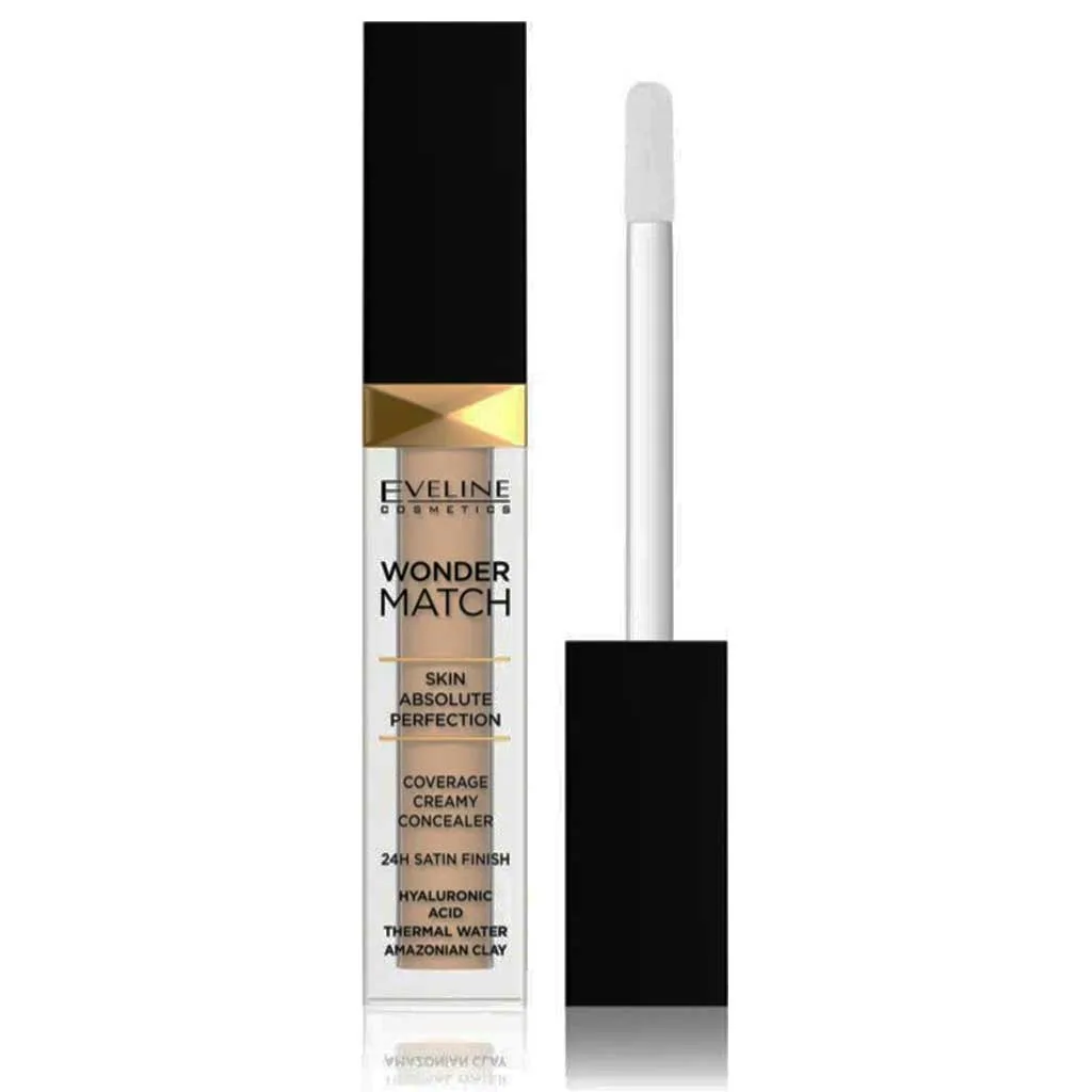 eveline cosmetics wonder match coverage creamy concealer concealer