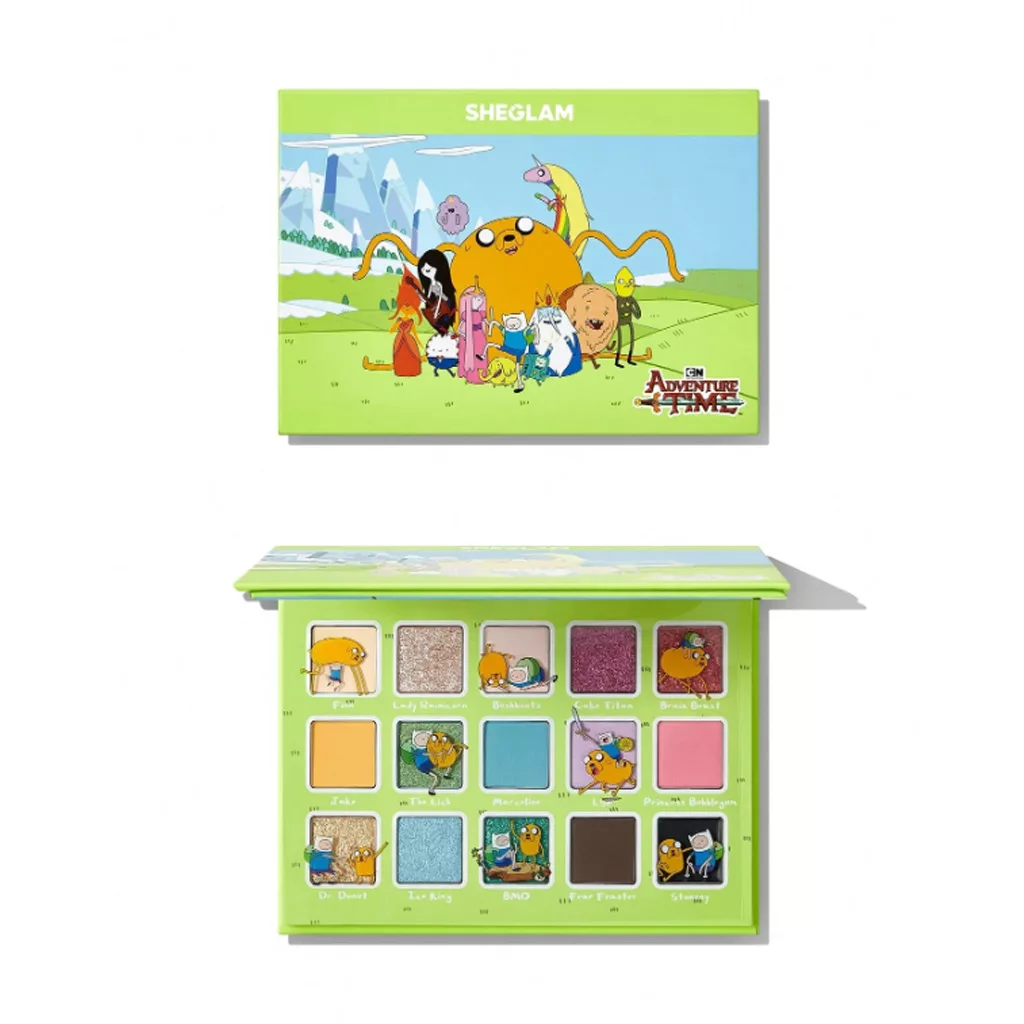 sheglam hora de aventura paleta de sombras ojos land of ooo