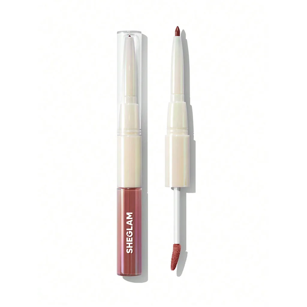 shiglam two sided lip gloss and lip liner