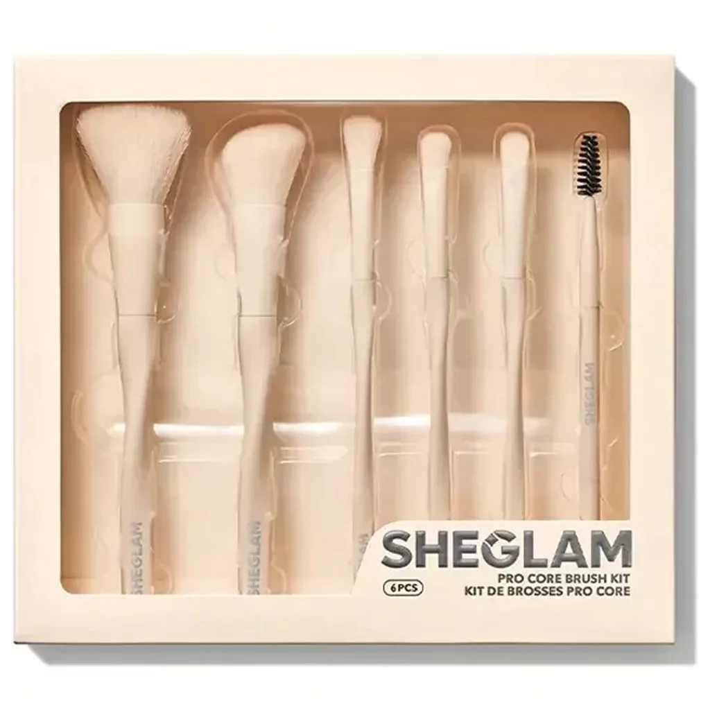 shigelm 6 piece makeup brush set