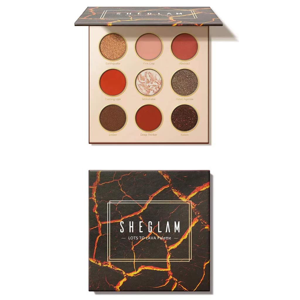 sheglam lots to lava eyeshadow palette
