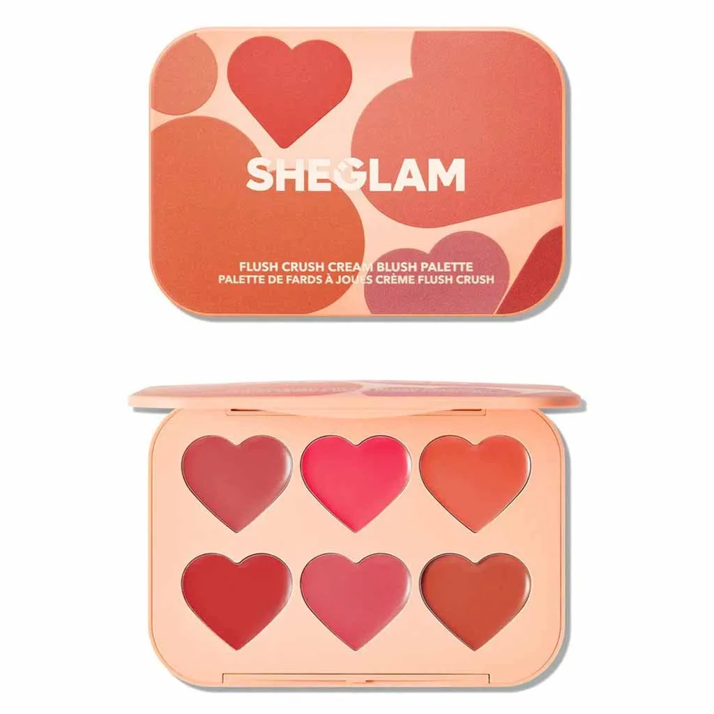 sheglam blush palette cottage core garden