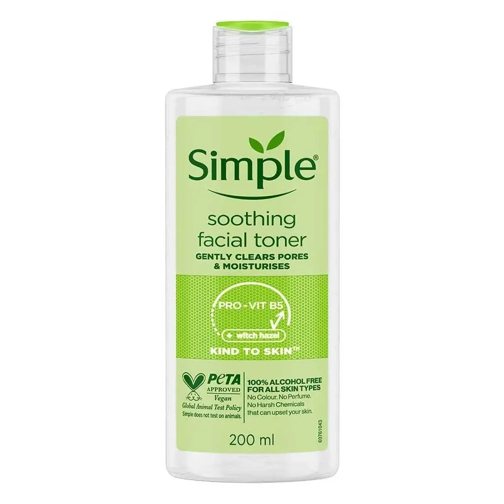 simple soothing facial toner