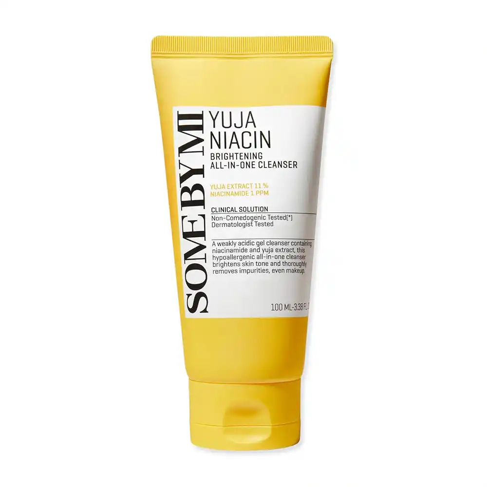 ژل شستشوی روشن کننده یوجا نیاسین سام بای می SOME BY MI Yuja Niacin Brightening All in One Cleanser 100ml