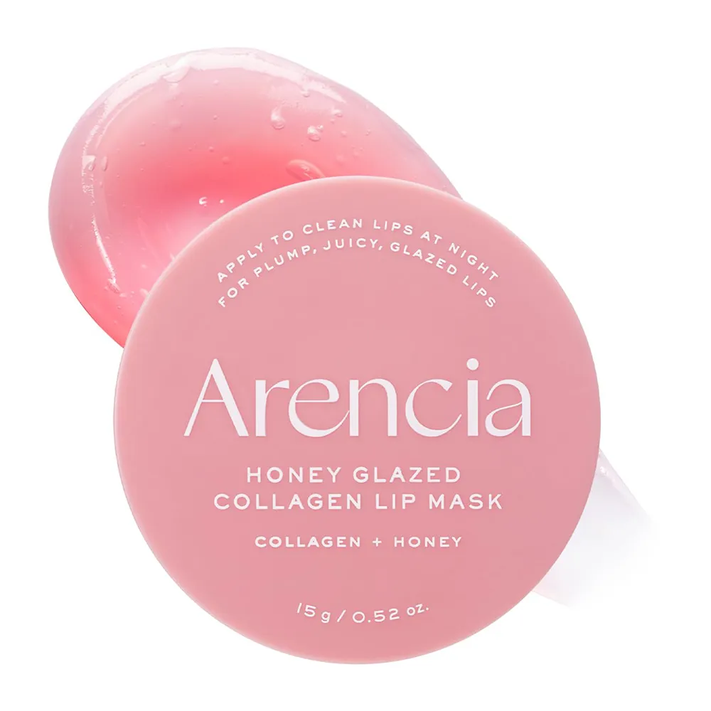 ماسک لب عسل و کلاژن آرنسیا مرطوب کننده و ترمیم کننده لب های خشک و ترک خورده Arencia Honey Glazed Collagen Lip Mask