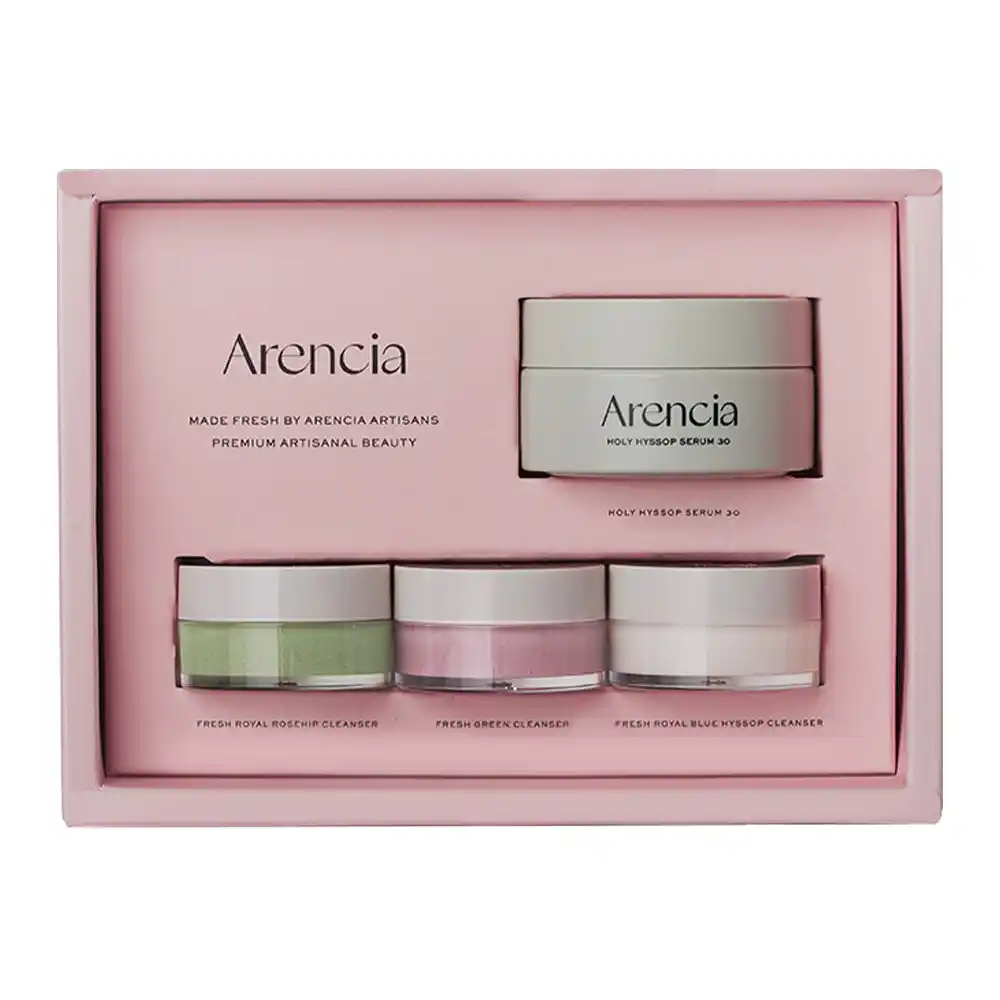 کیت 4 عددی شوینده و سرم آرنسیا Arencia 4PCS Discovery Kit Complete Skincare Set