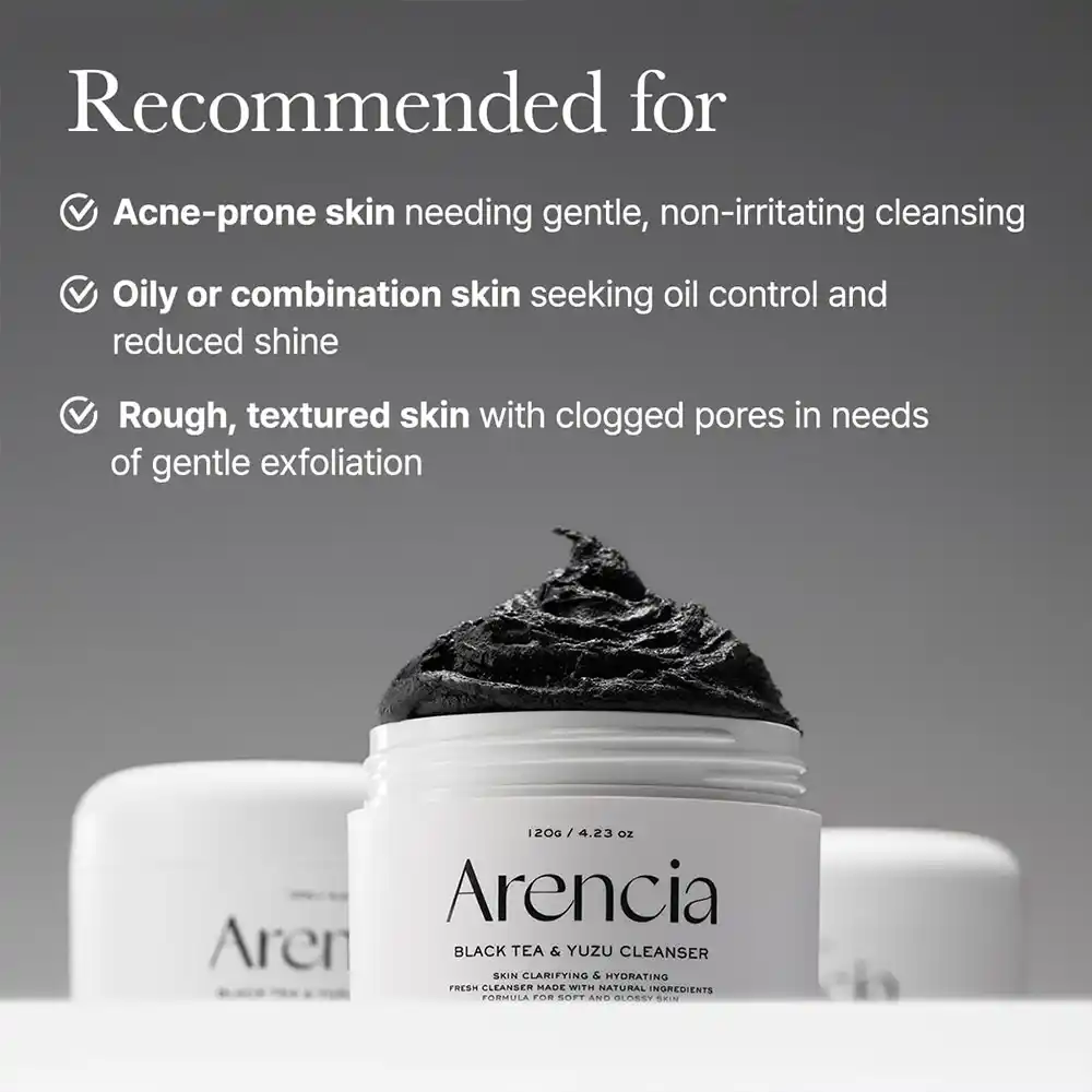 پاک کننده عمقی چای سیاه و یوجا آرنسیا ARENCIA Black Tea Yuzu Cleanser 9