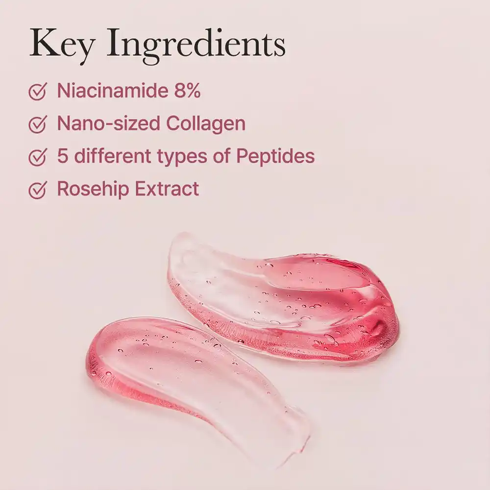 سرم ماسک اسموتی قرمز آرنسیا Arencia Overnight Red Smoothie Serum | ۳۰٪ کلاژن قرمز، نیاسینامید، پپتید و روشن‌کننده جوانساز پوست