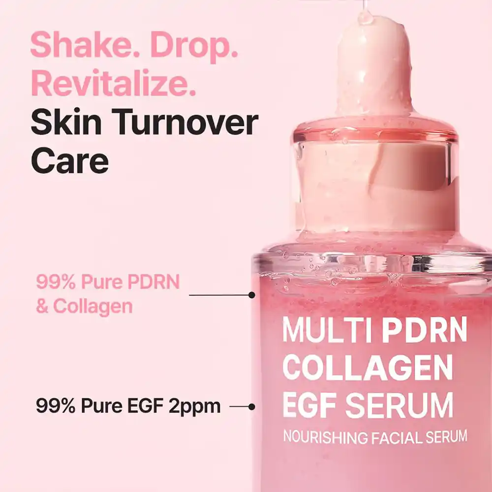 سرم مولتی PDRN کلاژن و EGF پیوریتو PURITO Multi PDRN Collagen EGF Serum | جوانساز، ترمیم‌کننده و افزایش شفافیت پوست
