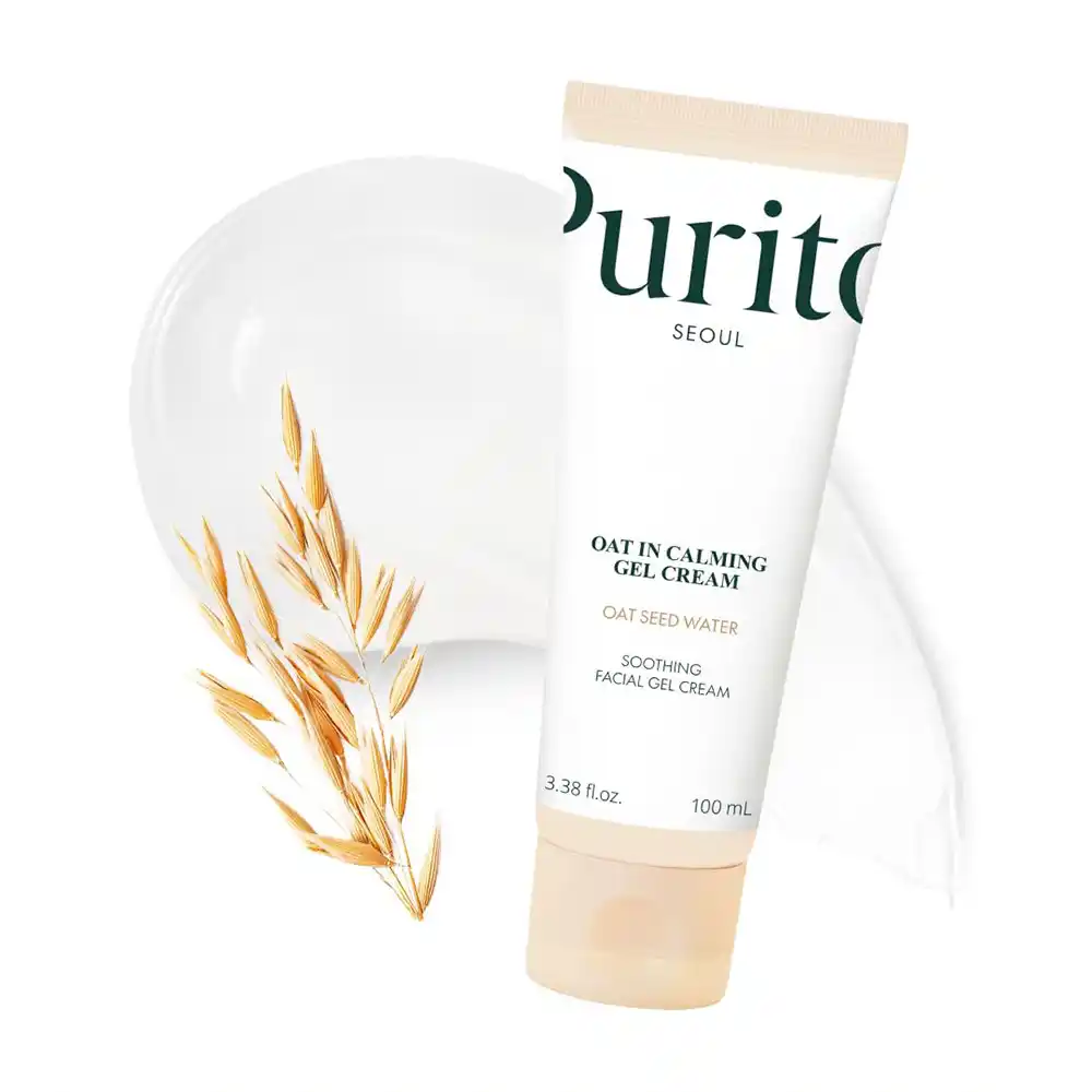 ژل کرم تسکین دهنده جو دوسر پیوریتو PURITO Oat Calming Gel Cream | آبرسان، ضد قرمزی و تقویت‌کننده سد دفاعی پوست