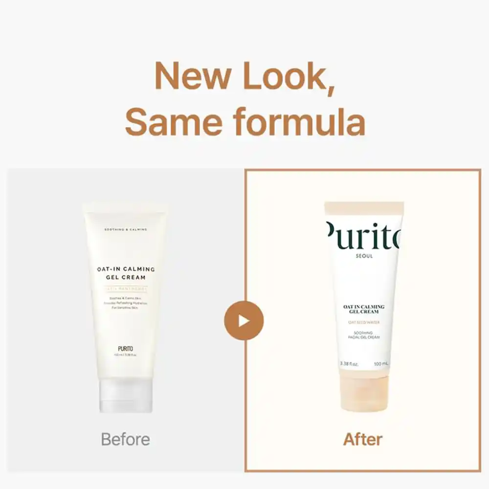 ژل کرم تسکین دهنده جو دوسر پیوریتو PURITO Oat Calming Gel Cream | آبرسان، ضد قرمزی و تقویت‌کننده سد دفاعی پوست