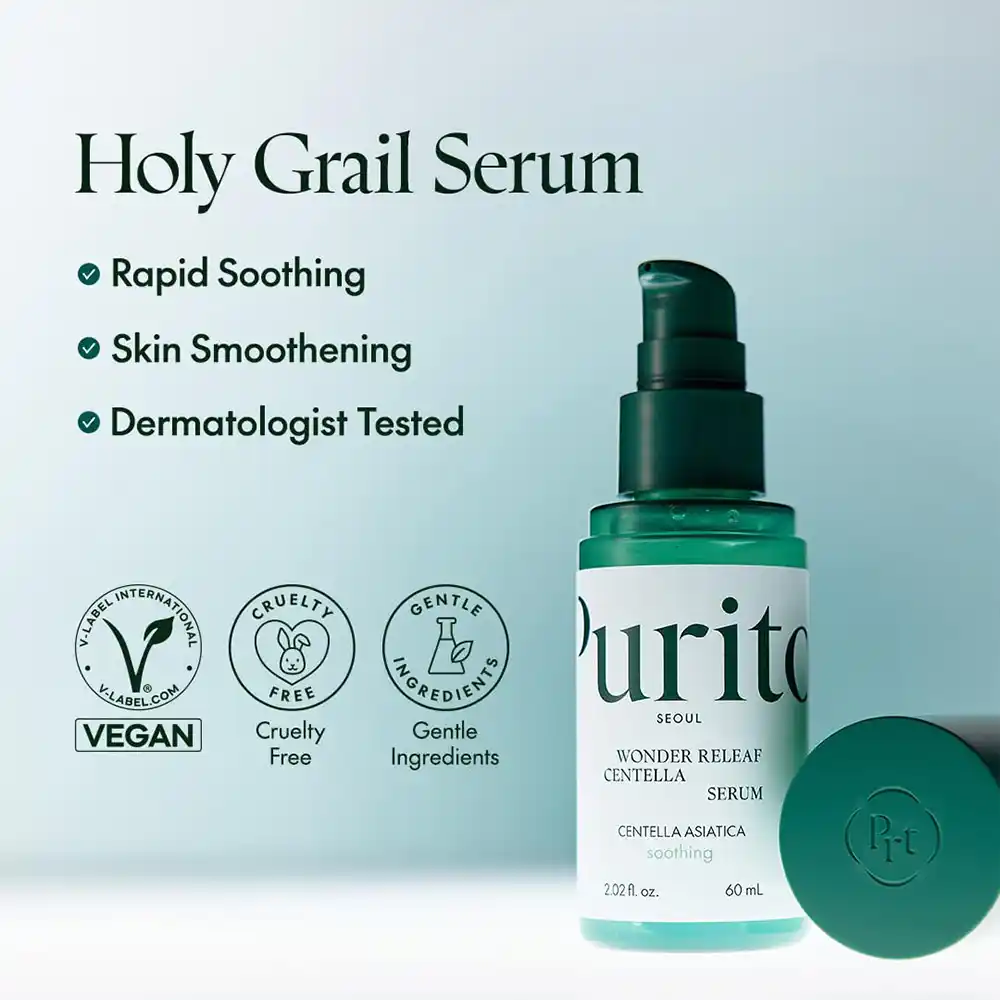 سوتینگ سرم سنتلا پیوریتو PURITO Wonder Releaf Centella Serum | تسکین‌دهنده، تقویت‌کننده و ترمیم‌کننده پوست